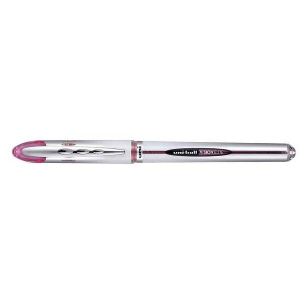Roller encre liquide Vision Elite UB200 pointe moyenne 0 8mm rose x 12 UNI-BALL