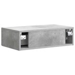 vidaXL Table d'appoint murale 59 x 34 5 x 17 cm Bois d'ingénierie