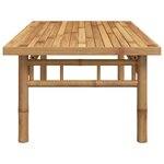vidaXL Table basse 110x55x35 cm bambou