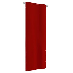 vidaXL Écran de balcon Rouge 80x240 cm Tissu Oxford