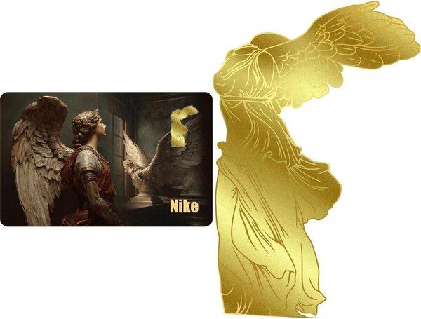 Monnaie NIKE Shaped 1/200 Oz Or 30$ Liberia 2026