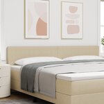 vidaXL Tête de lit LED Simple Design Vert Clair Gris 100 cm Tissu Velours Côtelé