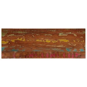 vidaXL Dessus de table 140x60x1 5cm rectangulaire bois massif récupéré