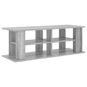 vidaXL Support de télévision Gris Sonoma 96 x 35 x 33 5 cm