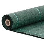 vidaXL Membrane anti-mauvaises herbes vert 0 5x5 m PP
