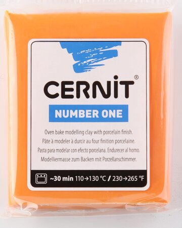 Pâte Cernit n°1 56 g Orange (752) - Cernit