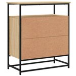 vidaXL Buffet Chêne Sonoma 69x35x80 cm Bois d'ingénierie