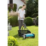 GARDENA Tondeuse hélicoidale 330 Classic – Surface tonte max 150m² – Hauteur de coupe 12 a 42mm – Largeur de coupe 33cm – (4027-20)