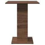 vidaXL Table de bistro Chêne marron 60x60x75 cm Bois d'ingénierie
