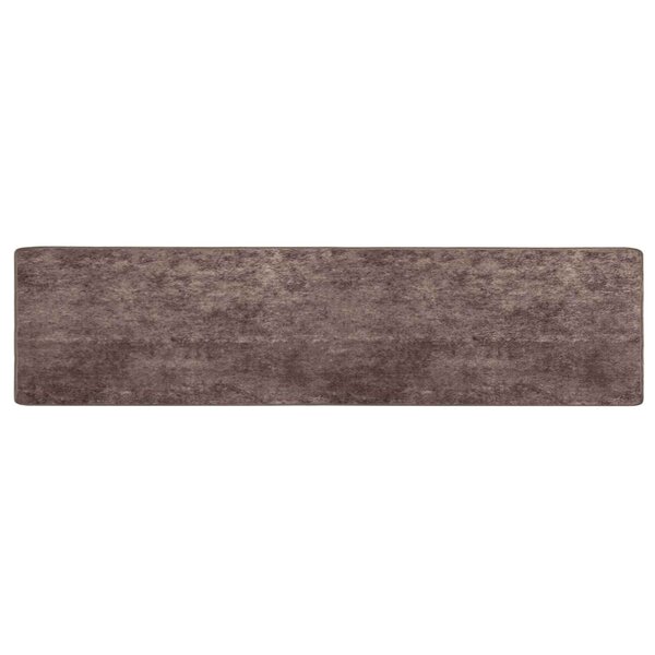 vidaXL Coureur de Tapis MARSA Gris 80 x 450 cm Polyester et PVC