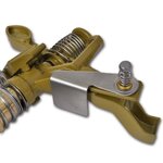 Arroseur à impulsion sur piquet zinc métal 2 pièces