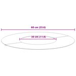 vidaXL Pot en plastique Blanc Plastique Grand Pot moderne Rond