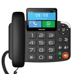 Maxcom mm42d - téléphone fixe avec carte sim 4g adapté senior