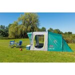 TENTE FAMILIALE 4 PERSONNES COLEMAN BLACKOUT BEDROOM OAK CANYON 4 - 2 chambres - imperméable 4500mm - toile anti-uv - nuit noire