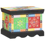 vidaXL Boîte de Rangement avec stockage Multicolore 40 x 30 x 30 cm