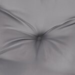 vidaXL Coussins de chaise lot de 2 gris 50x50x7 cm tissu oxford