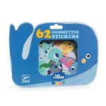 Djeco DJ00057 - Gommettes Animaux de la mer