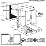 Lave-vaisselle tout intégrable electrolux eea627201l - 13 couverts - induction - l60cm - 46db