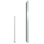 vidaXL Auvent latéral rétractable de patio 170x300 cm Noir