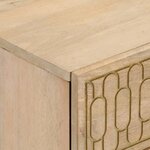 vidaXL Table de chevet 40x33x46 cm Bois de manguier solide