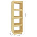 vidaXL Bibliothèque/Séparateur de pièce 40x35x135 cm pin massif
