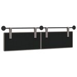 vidaXL Tête de lit suspendue Tissu
