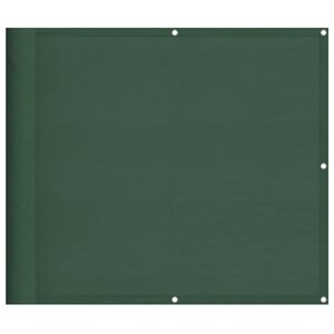 vidaXL Écran de balcon vert foncé 90x800 cm 100  polyester oxford