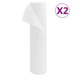 vidaXL Toison végétale 2 rouleaux 70 g/m² 50x1 6 m