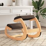 vidaXL Chaise assis-genoux marron 55x84x55 cm contreplaqué de bouleau