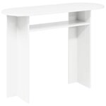 vidaXL Table console Blanc 100 x 39 5 x 75 cm Bois d'ingénierie