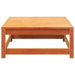 vidaXL Canapé de jardin sans accoudoirs repose-pieds bois pin massif