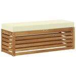 vidaXL Banc de Jardin Bois d'Acacia Massif Naturel
