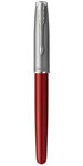Parker sonnet essentiel stylo plume  rouge  plume moyenne  encre bleue  coffret cadeau