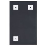 vidaXL Miroir Argenté 70x50 cm