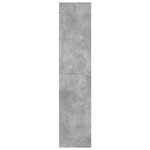 vidaXL Buffet haut gris béton 30x41x185 cm bois d'ingénierie