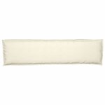vidaXL Set de coussins de palette 2 Pièces Crème 150 x 40 x 8 cm