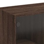 vidaXL Buffet chêne marron 102x37x75 5 cm bois d'ingénierie