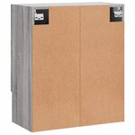vidaXL Armoire murale sonoma gris 60x31x70 cm bois d'ingénierie