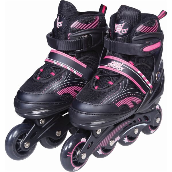 Vedes 73421951 - New Sports Inline Skate ABEC 7 noir rose Taille 39 - 42