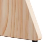 vidaXL Table basse 3 Pièces Naturel 49 x 49 x 30 cm Bois de pin massif