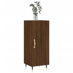 vidaXL Buffet Chêne marron 34 5x34x90 cm Bois d'ingénierie