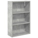vidaXL Armoire murale de salle de bain Gris Béton 40 x 16 x 62 5 cm