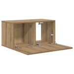 vidaXL Ensemble meuble TV Chêne Artisanal MDF  Placage Moyen Meuble TV