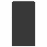 vidaXL Buffet noir 67x39x73 cm acier