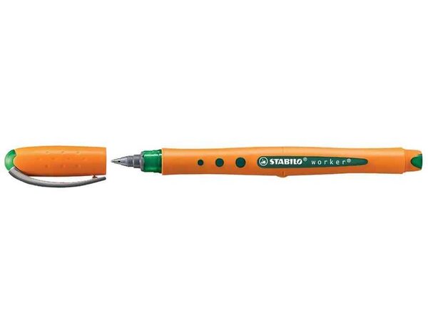 Stylo roller bionic worker fine, vert STABILO
