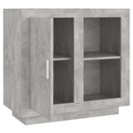 vidaXL Buffet Gris béton 80x40x75 cm