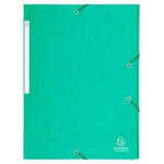 Chemise À Élastiques Maxi Capacity Carte Lustrée 425gm2 - A4 - Vert - X 25 - Exacompta