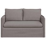 vidaXL Canapé Taupe 195 x 82 x 85 cm tissu