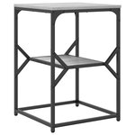 vidaXL Table d'appoint Grise Sonoma 41x40x60 cm en bois d'ingénierie