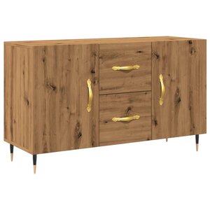 vidaXL Buffet chêne artisanal 100x36x60 cm bois d'ingénierie